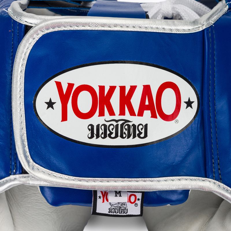 Шолом боксерський чоловічий YOKKAO Training blue 5