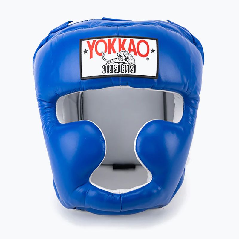 Шолом боксерський чоловічий YOKKAO Training blue