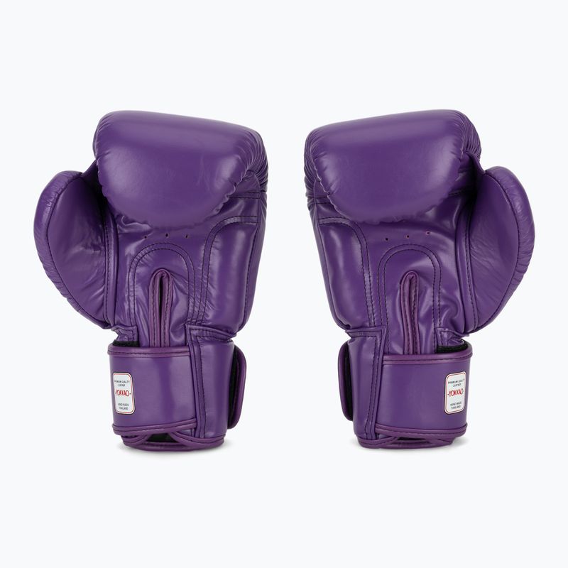 Рукавиці боксерські чоловічі YOKKAO Matrix flash purple 3