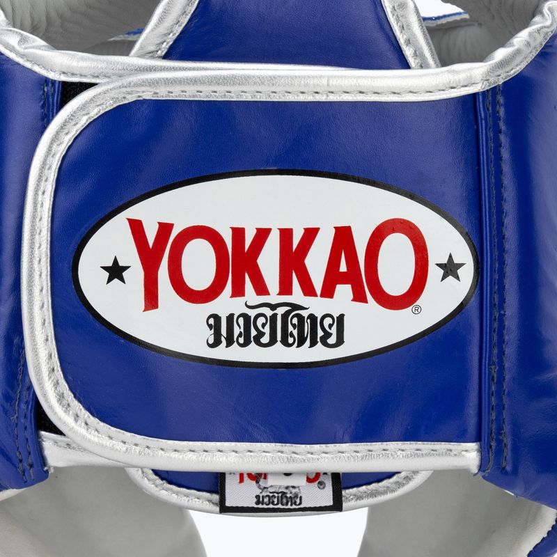 Шолом боксерський YOKKAO Competition blue 5