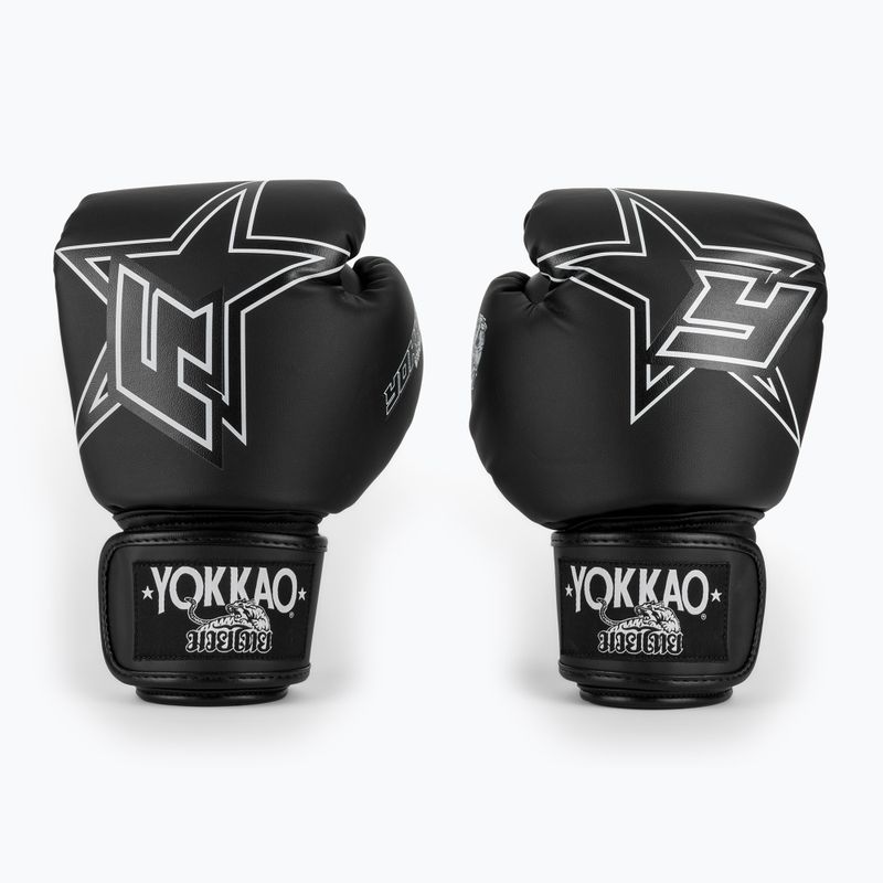 Рукавиці боксерські YOKKAO Institution Boxing black 2