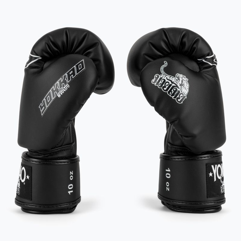 Рукавиці боксерські YOKKAO Institution Boxing black 4