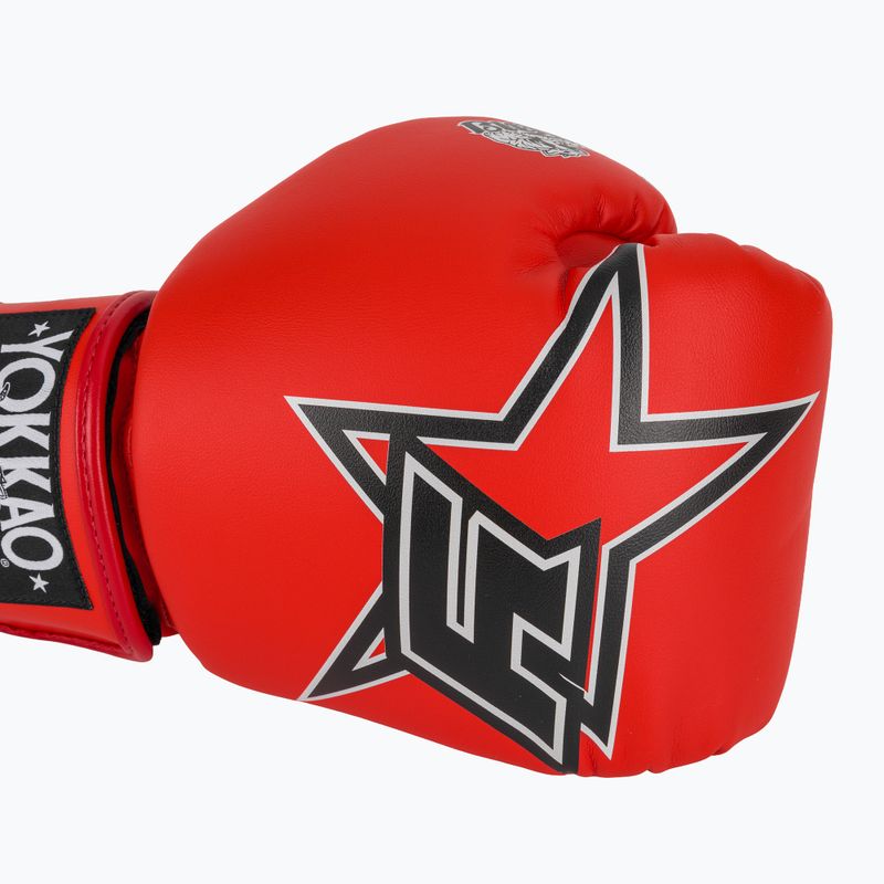 Рукавиці боксерські YOKKAO Institution Boxing red 5