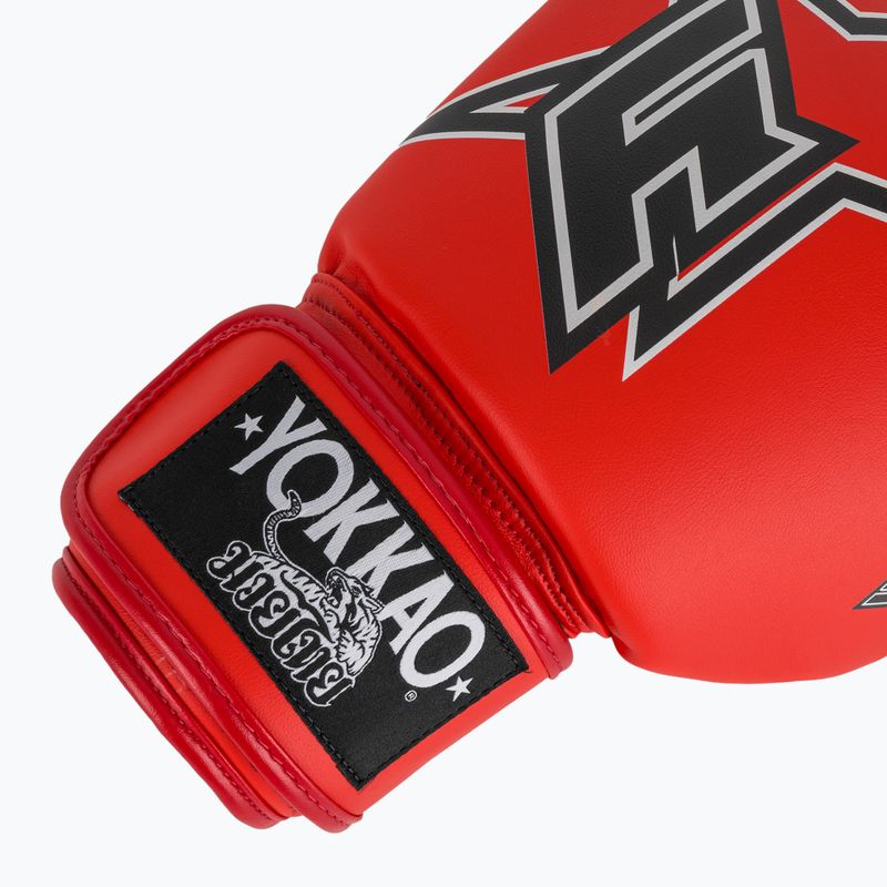 Рукавиці боксерські YOKKAO Institution Boxing red 6
