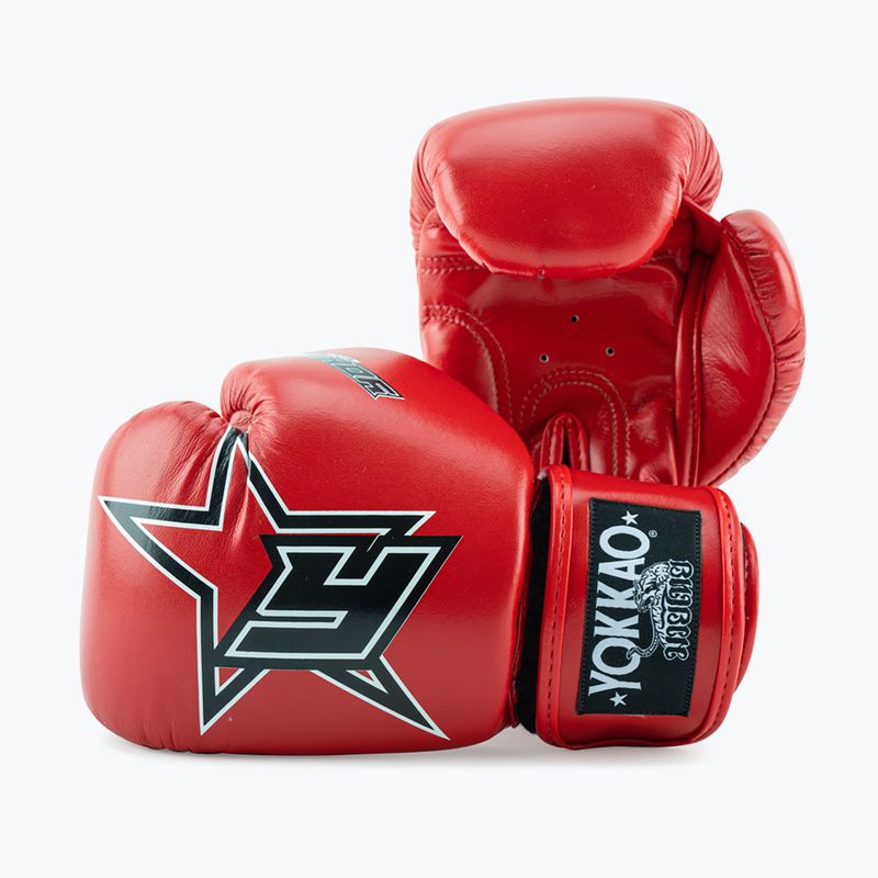 Рукавиці боксерські YOKKAO Institution Boxing red 2