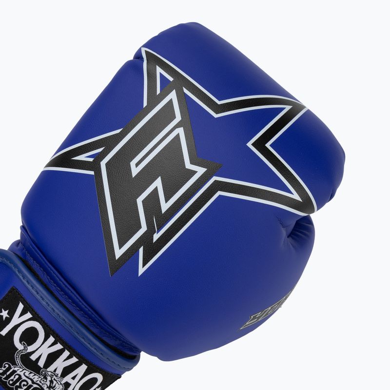 Рукавиці боксерські YOKKAO Institution Boxing blue 5