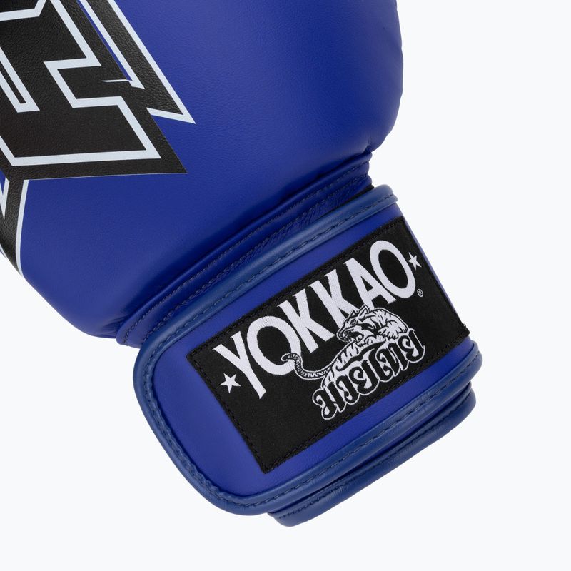 Рукавиці боксерські YOKKAO Institution Boxing blue 6
