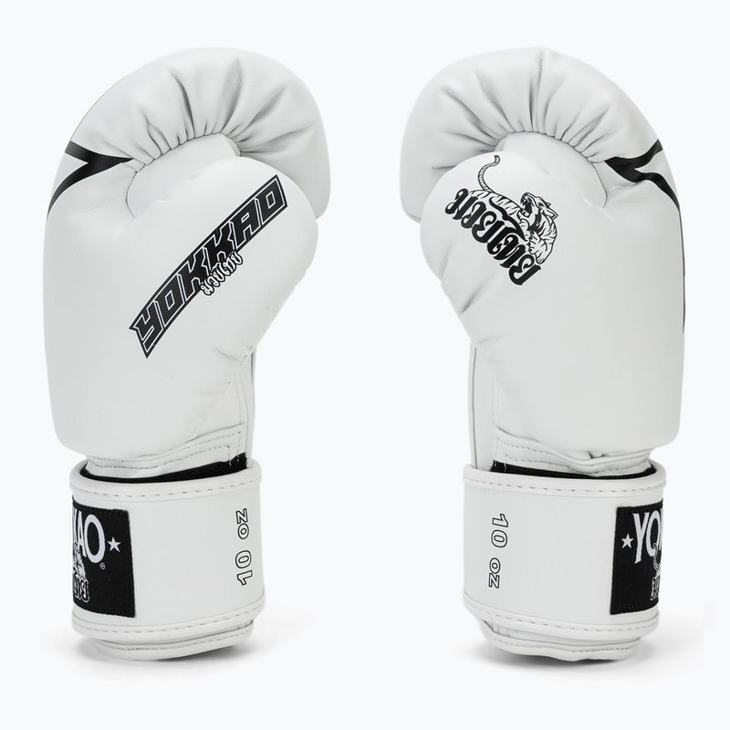 Рукавиці боксерські YOKKAO Institution Boxing white 4