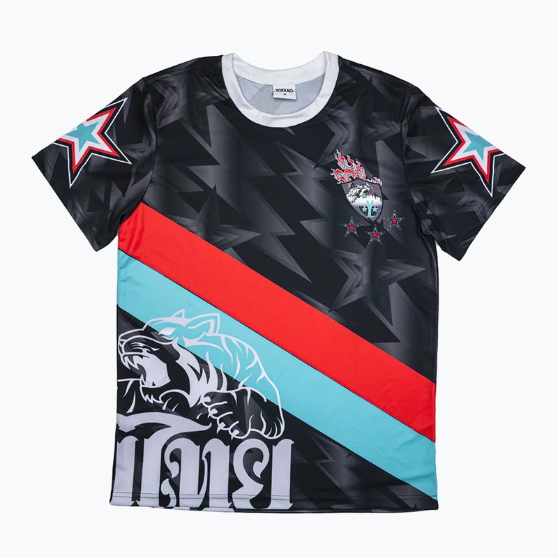 Футболка тренувальна YOKKAO 90'S Workout чорна WTYS-NY-98