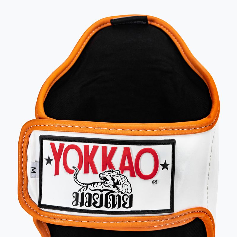 Протектори гомілок YOKKAO Pad Thai білі SYGL-69-4 4