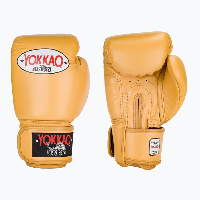 Рукавиці боксерські чоловічі YOKKAO Matrix mango