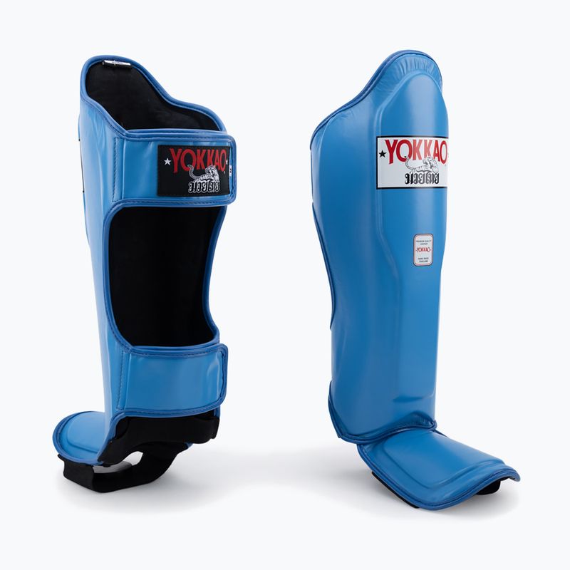 Захист для гомілок та стоп YOKKAO Matrix blue nobility 2