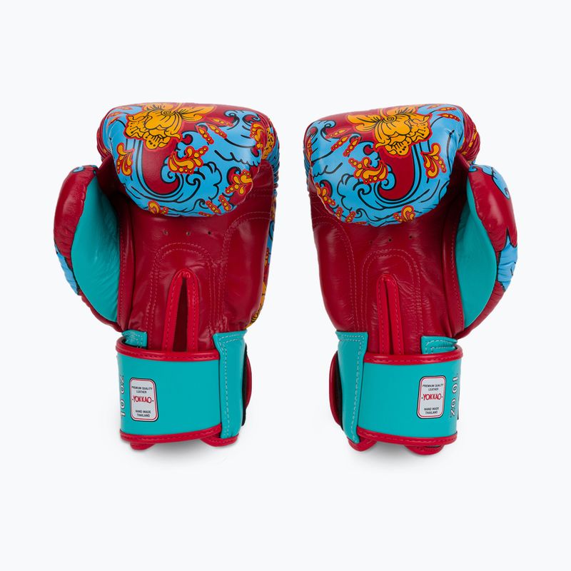 Рукавиці боксерські YOKKAO Hawaiian червоні FYGL-71-2 2