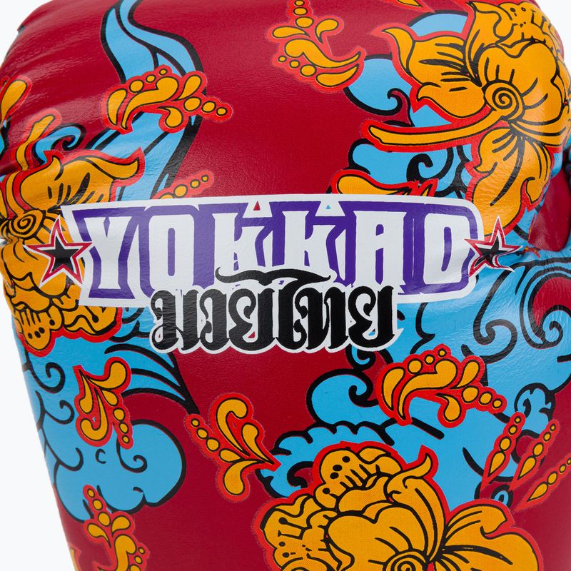 Рукавиці боксерські YOKKAO Hawaiian червоні FYGL-71-2 5
