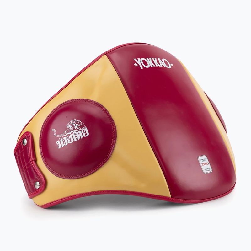 Пояс для тренування ударів YOKKAO червоно-жовтий BYPL-21 3