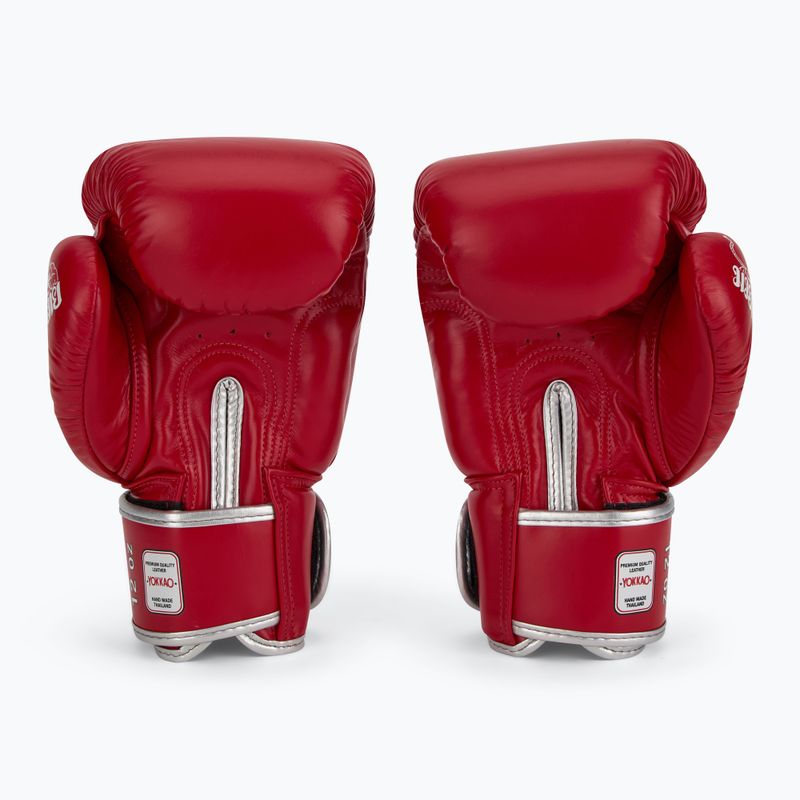 Рукавиці боксерські чоловічі YOKKAO Stadium red 3