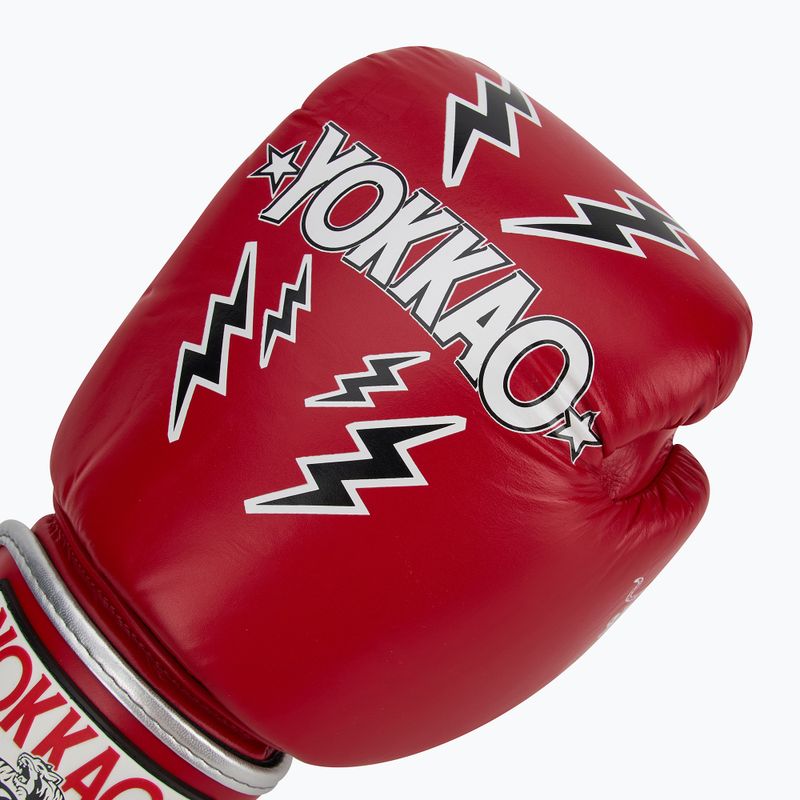 Рукавиці боксерські чоловічі YOKKAO Stadium red 5
