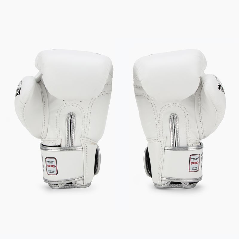 Рукавиці боксерські чоловічі YOKKAO Stadium white 3