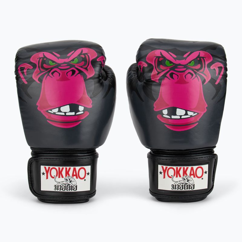 Рукавиці боксерські чоловічі YOKKAO Primate black 2