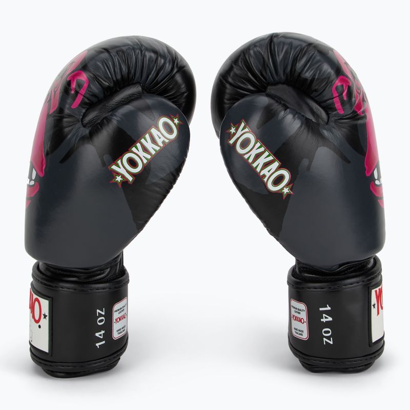 Рукавиці боксерські чоловічі YOKKAO Primate black 4
