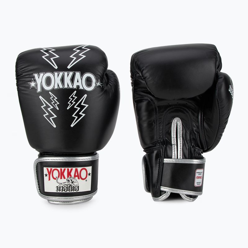 Рукавиці боксерські чоловічі YOKKAO Stadium black