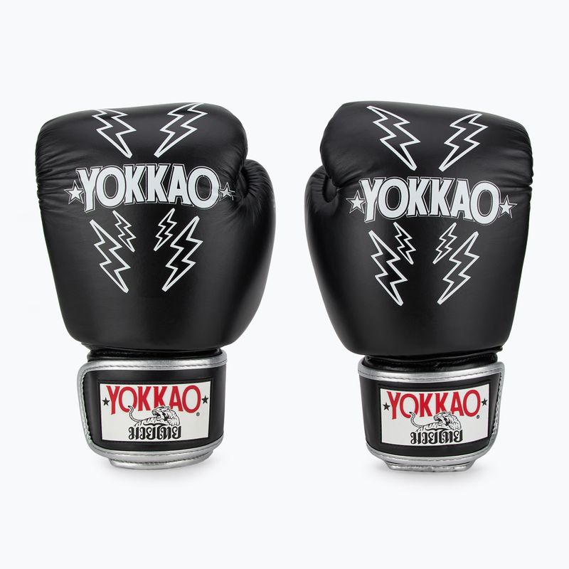 Рукавиці боксерські чоловічі YOKKAO Stadium black