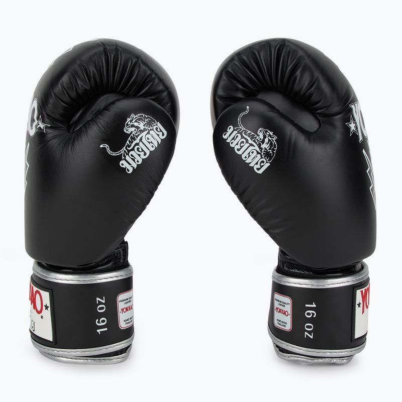 Рукавиці боксерські чоловічі YOKKAO Stadium black 3