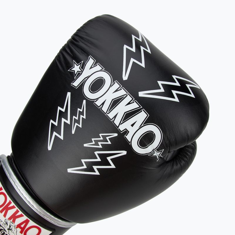 Рукавиці боксерські чоловічі YOKKAO Stadium black 4