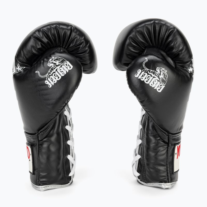 Рукавиці боксерські чоловічі YOKKAO Stadium Lace Up black 4
