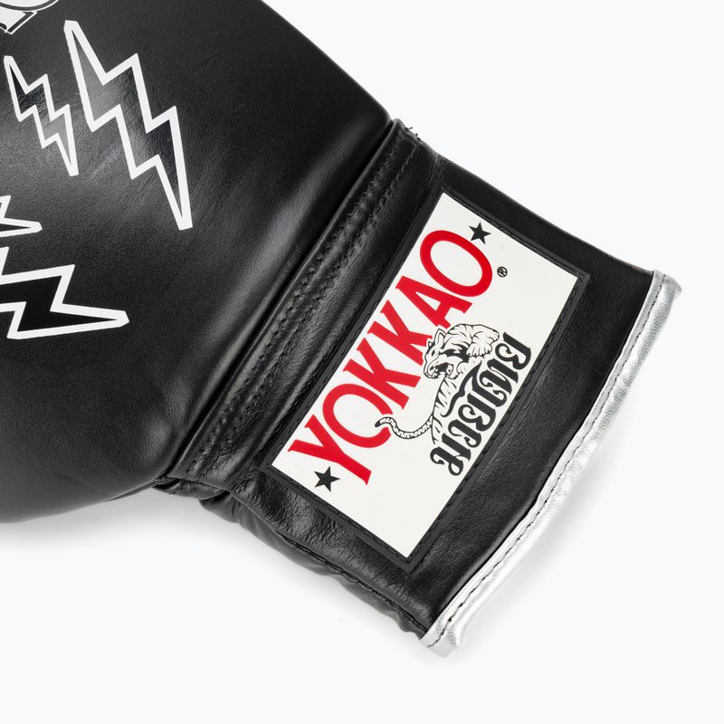 Рукавиці боксерські чоловічі YOKKAO Stadium Lace Up black 6