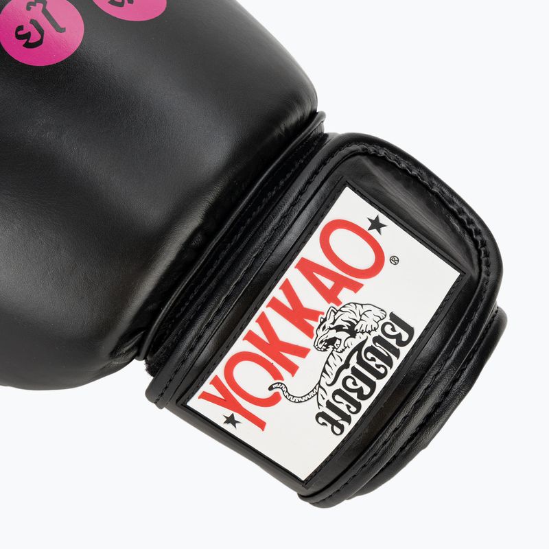Рукавиці боксерські чоловічі YOKKAO Wax black 7