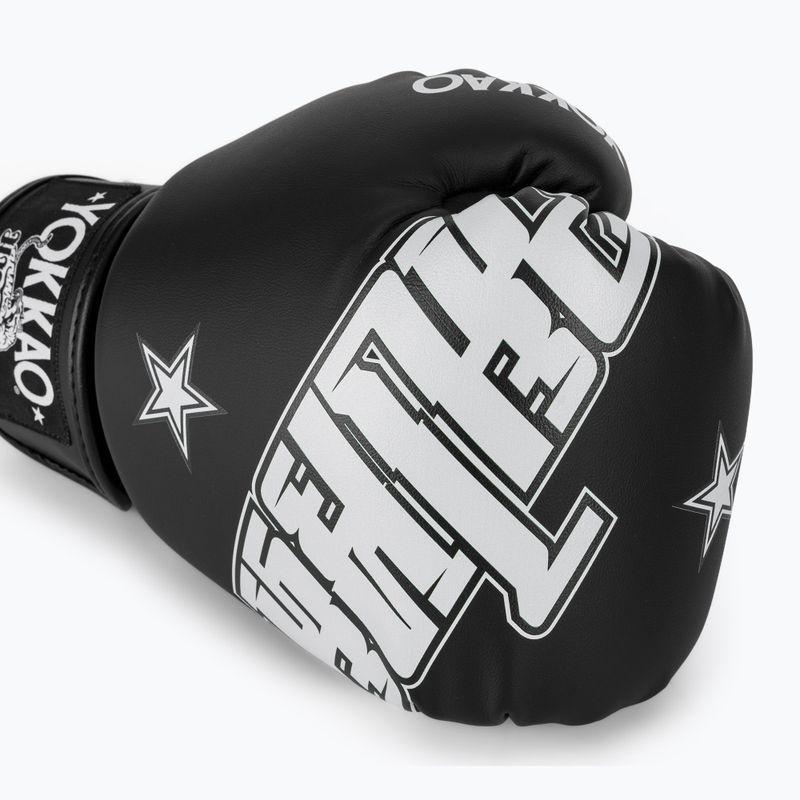Рукавиці боксерські YOKKAO Lettering Boxing black 5
