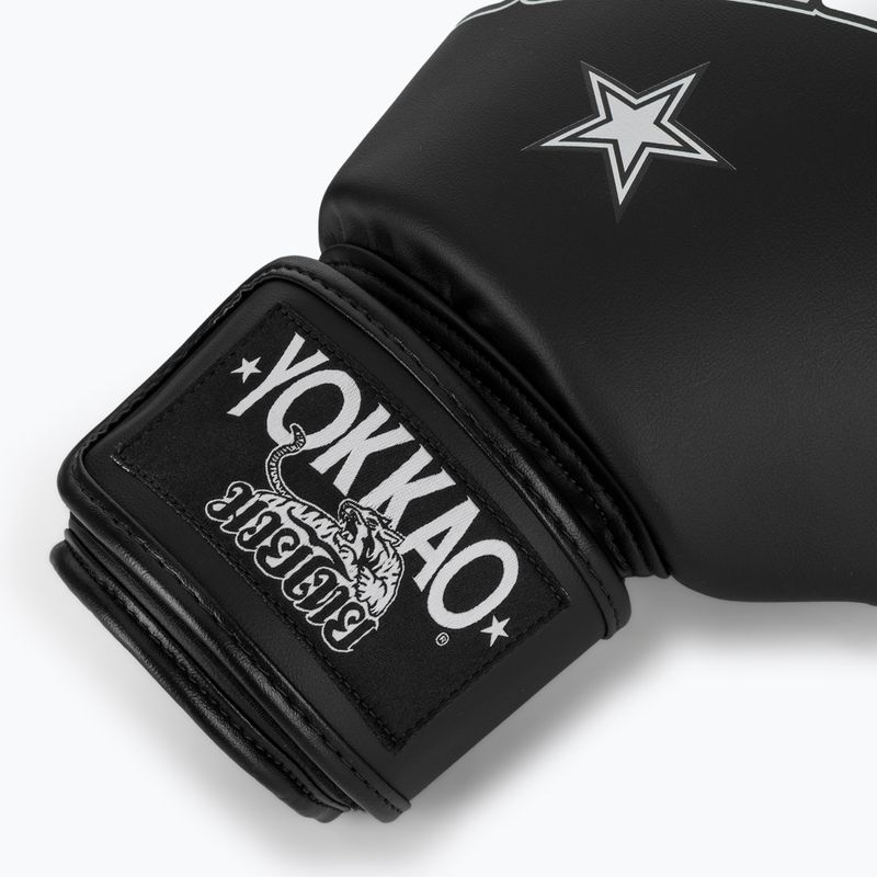 Рукавиці боксерські YOKKAO Lettering Boxing black 6