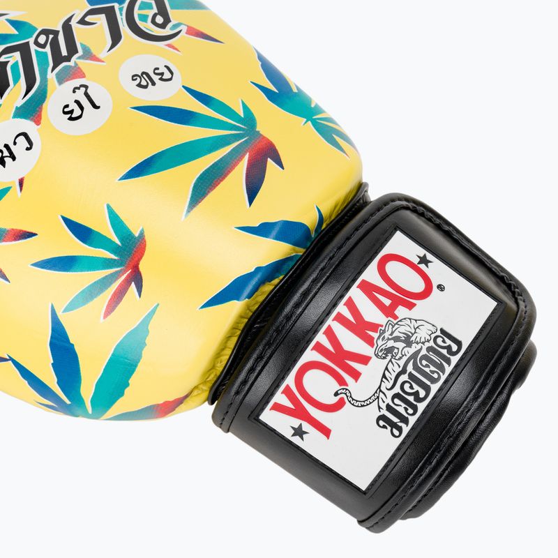 Рукавиці боксерські чоловічі YOKKAO Wax yellow 7