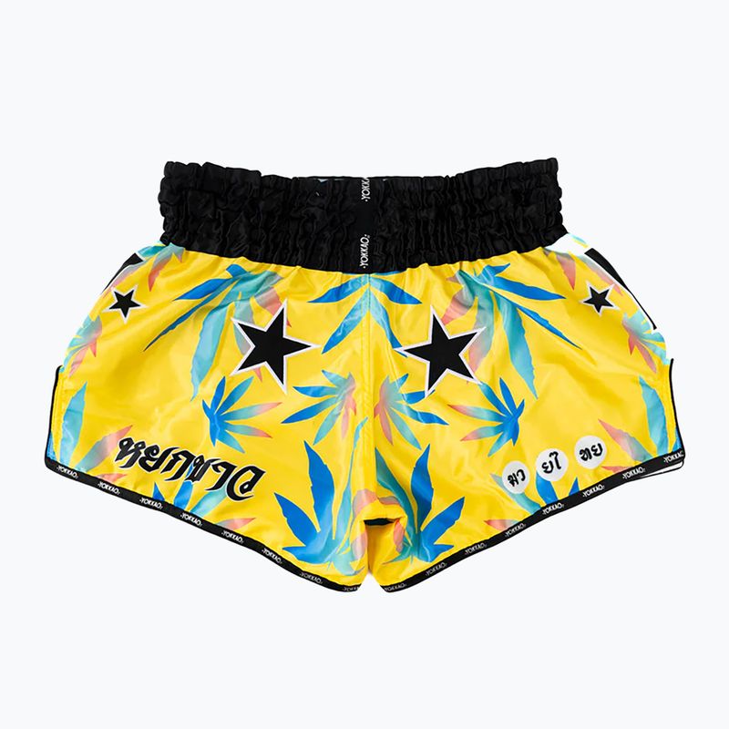 Шорти для тренувань чоловічі YOKKAO Wax CarbonFit yellow 2