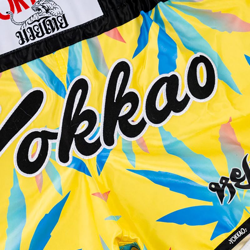 Шорти для тренувань чоловічі YOKKAO Wax CarbonFit yellow 3