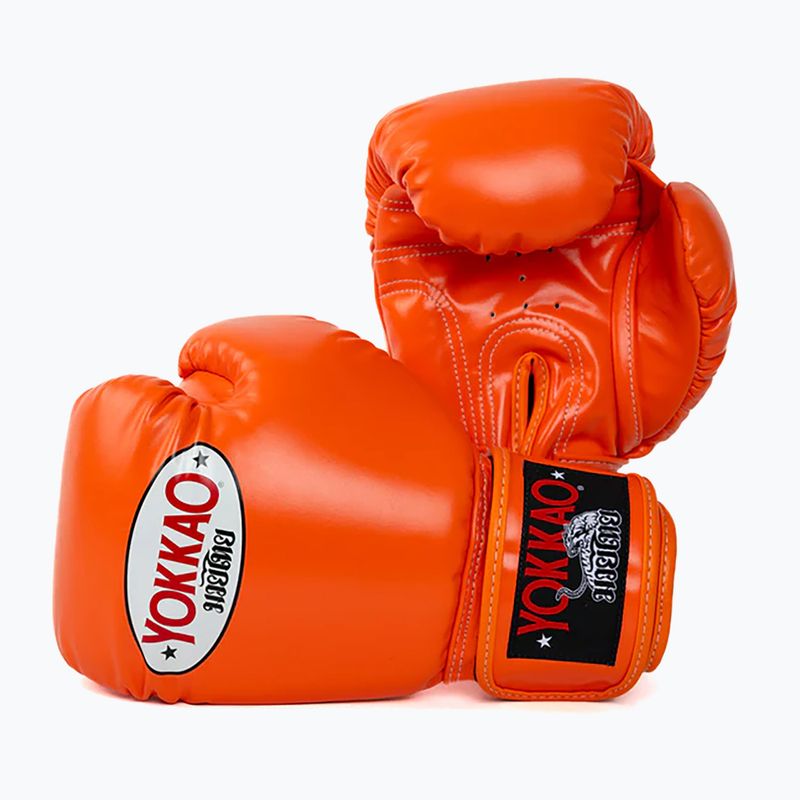Рукавиці боксерські чоловічі YOKKAO Matrix orange ibis 7