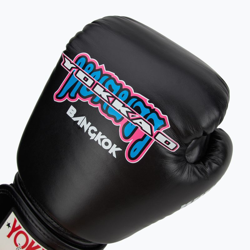 Рукавиці боксерські чоловічі YOKKAO East Club black 5