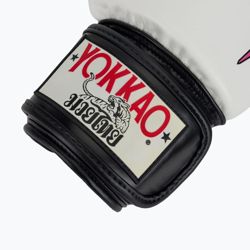 Рукавиці боксерські чоловічі YOKKAO East Club white 6