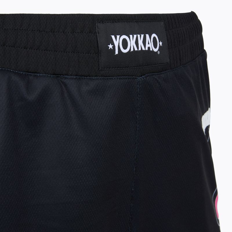 Шорти для тренувань чоловічі YOKKAO Flames Workout black 4
