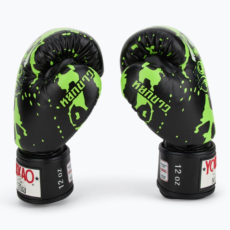 Рукавиці боксерські чоловічі YOKKAO Angry Bull black 4