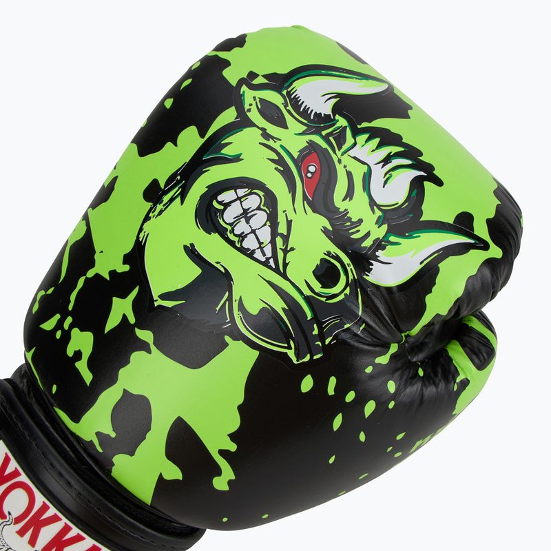 Рукавиці боксерські чоловічі YOKKAO Angry Bull black 5