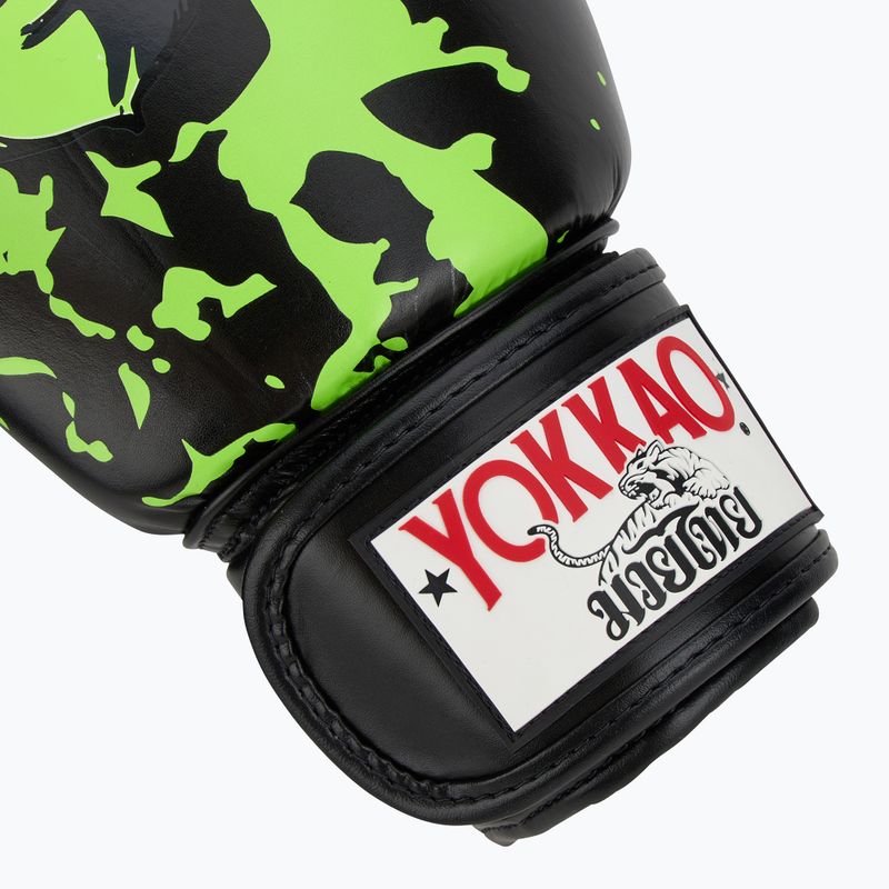 Рукавиці боксерські чоловічі YOKKAO Angry Bull black 6