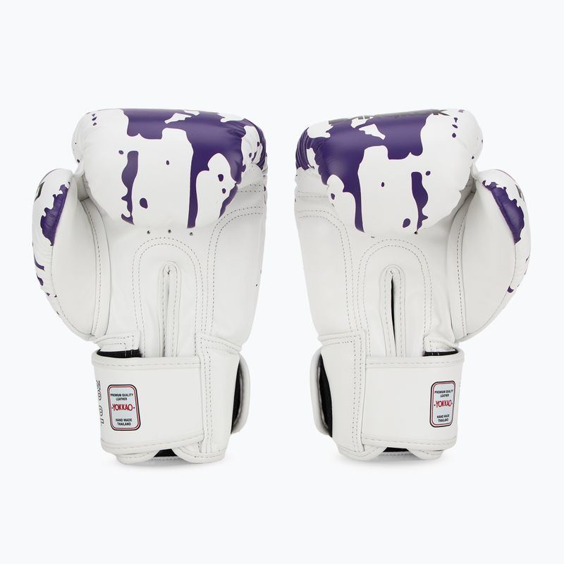 Рукавиці боксерські чоловічі YOKKAO Angry Bull white 3