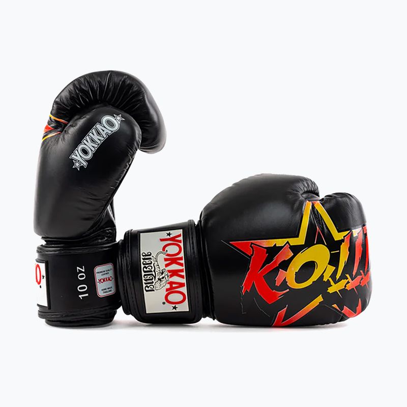 Рукавиці боксерські чоловічі YOKKAO Fighter KO black 8