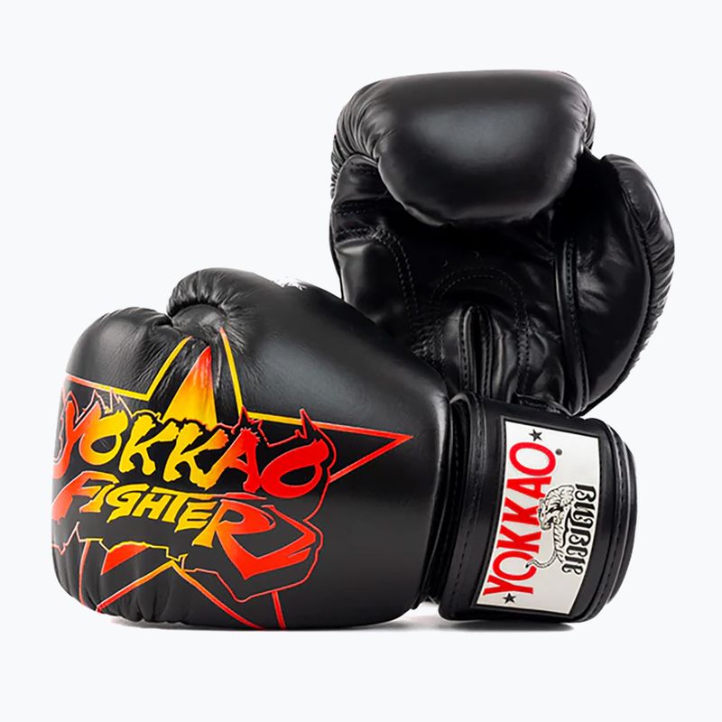 Рукавиці боксерські чоловічі YOKKAO Fighter KO black 9