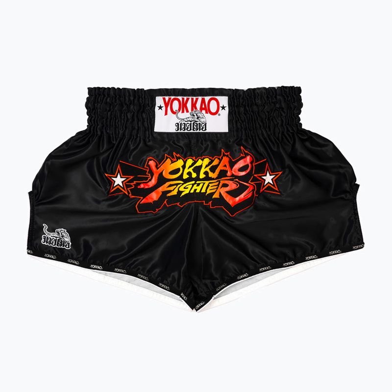 Шорти для тренувань чоловічі YOKKAO Fighter KO Muay Thai black 5