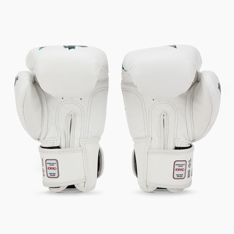 Рукавиці боксерські чоловічі YOKKAO Fighter KO white 3
