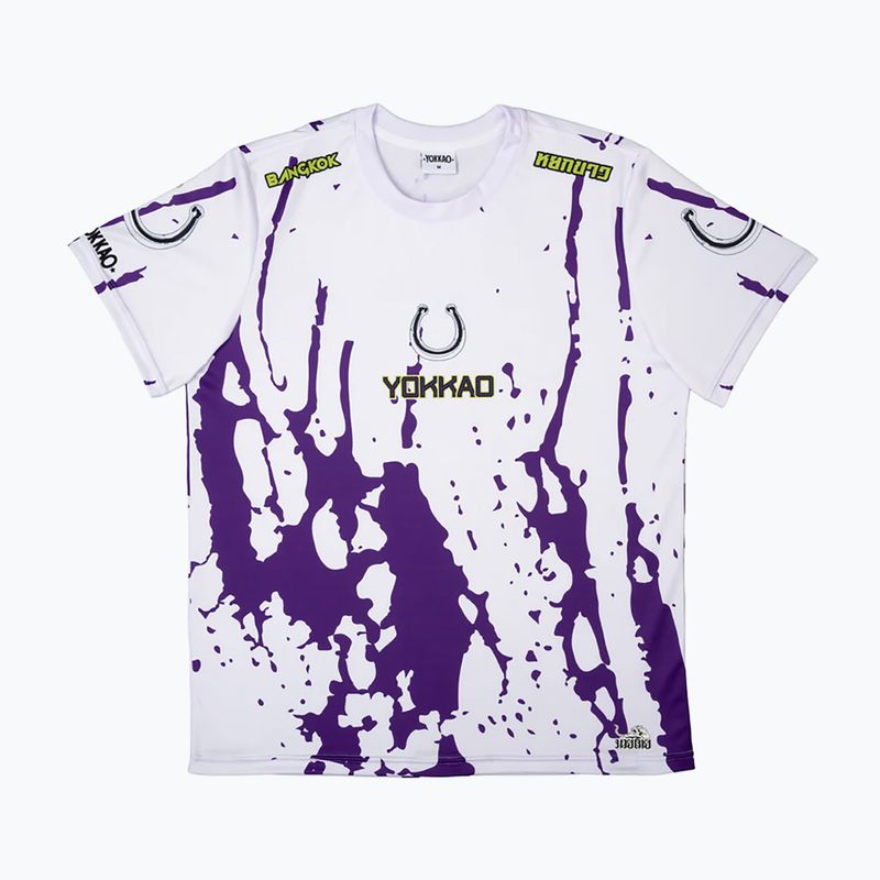 Футболка для тренувань чоловіча YOKKAO Angry Bull Workout white