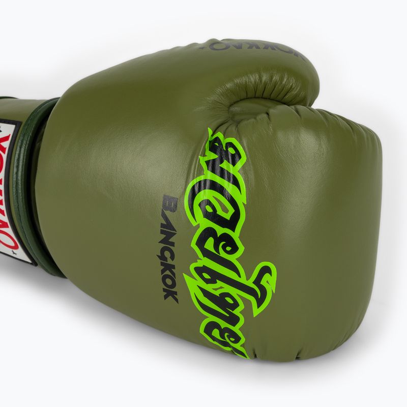 Рукавиці боксерські YOKKAO Late Show Boxing olive 5